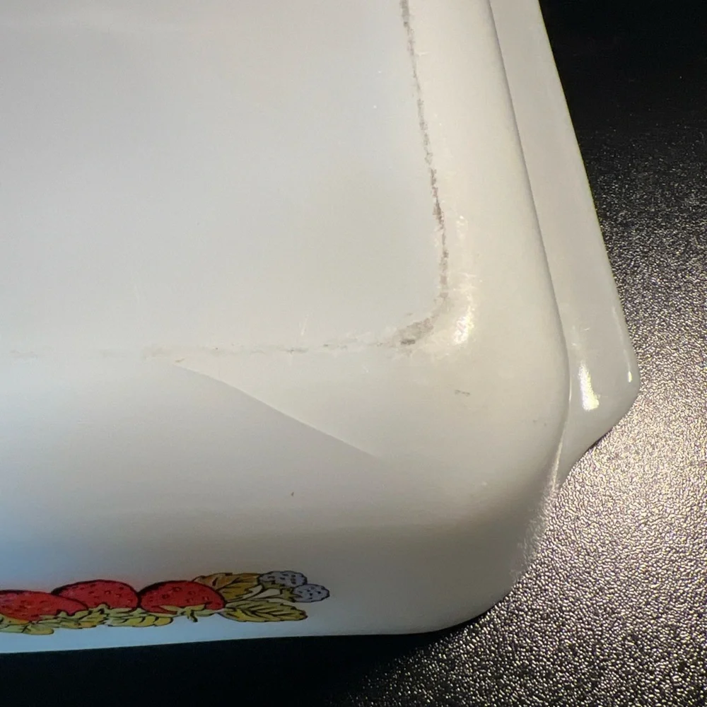 Anchor‎ Hocking Fire King Natures Bounty 435 Ovenware Casserole Dish Vintage